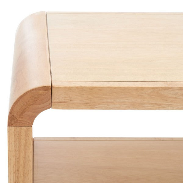 Tovena 53 in. Rubberwood Console Table