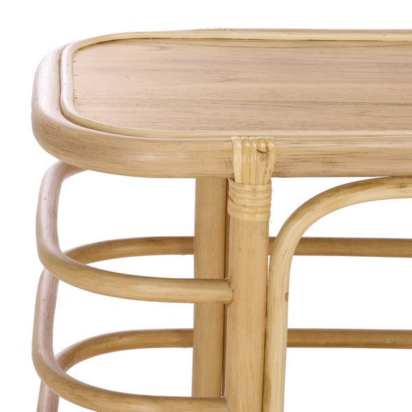 Trieste 47 in. Sea Hibiscus Wood Console Table
