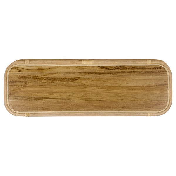 Trieste 47 in. Sea Hibiscus Wood Console Table