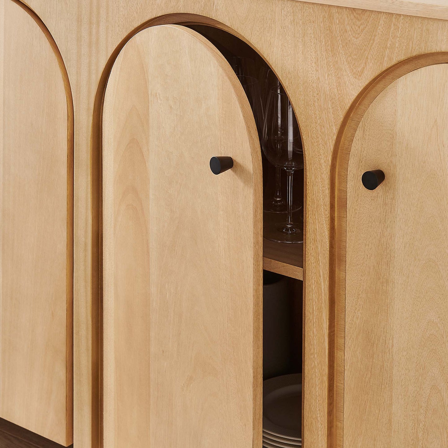 Pereto 71 in. Mango Wood Veneer Sideboard