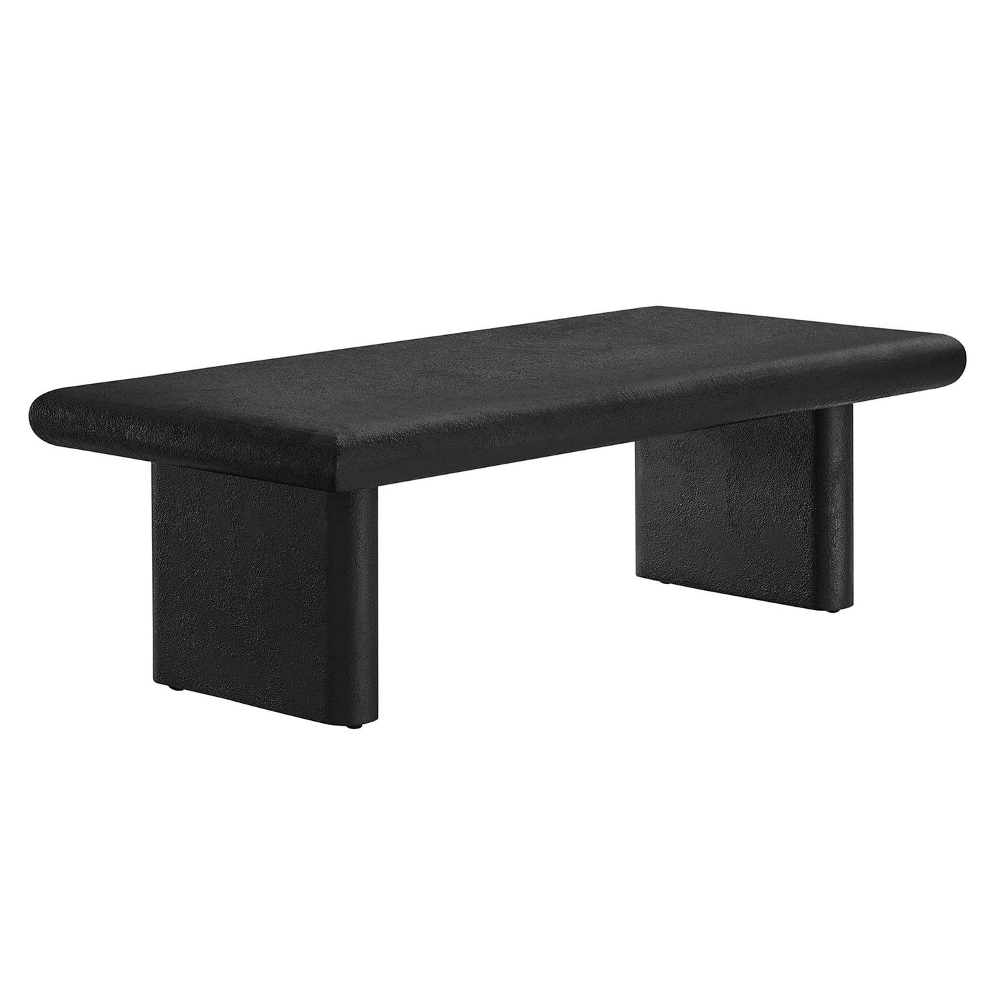 Pistoiese 46 in. Mango Wood Coffee Table - Black