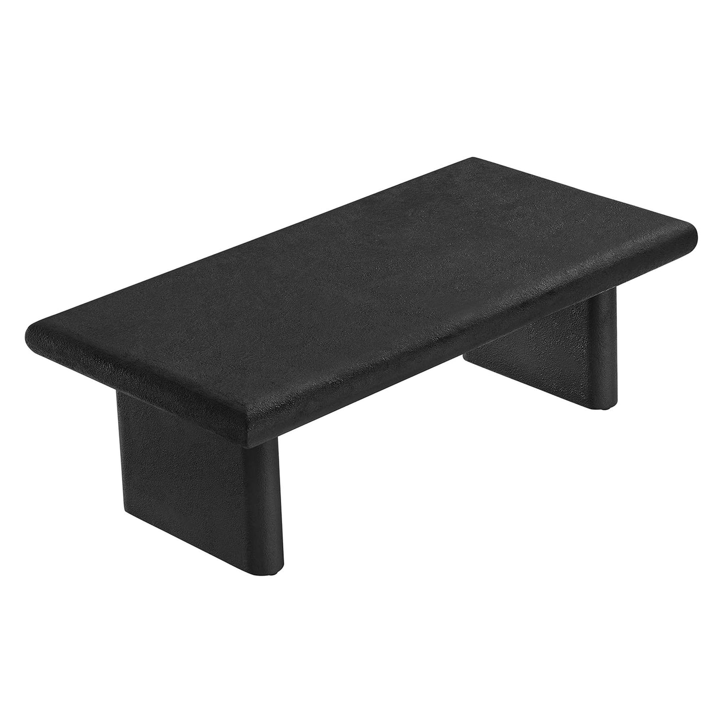 Pistoiese 46 in. Mango Wood Coffee Table - Black