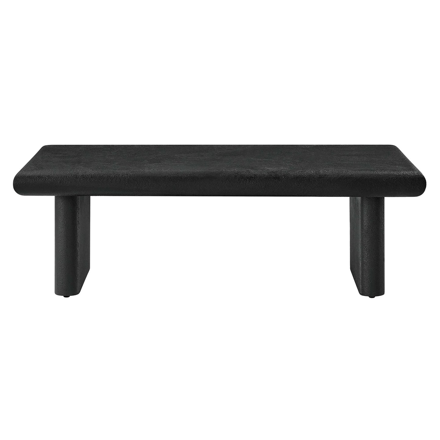 Pistoiese 46 in. Mango Wood Coffee Table - Black