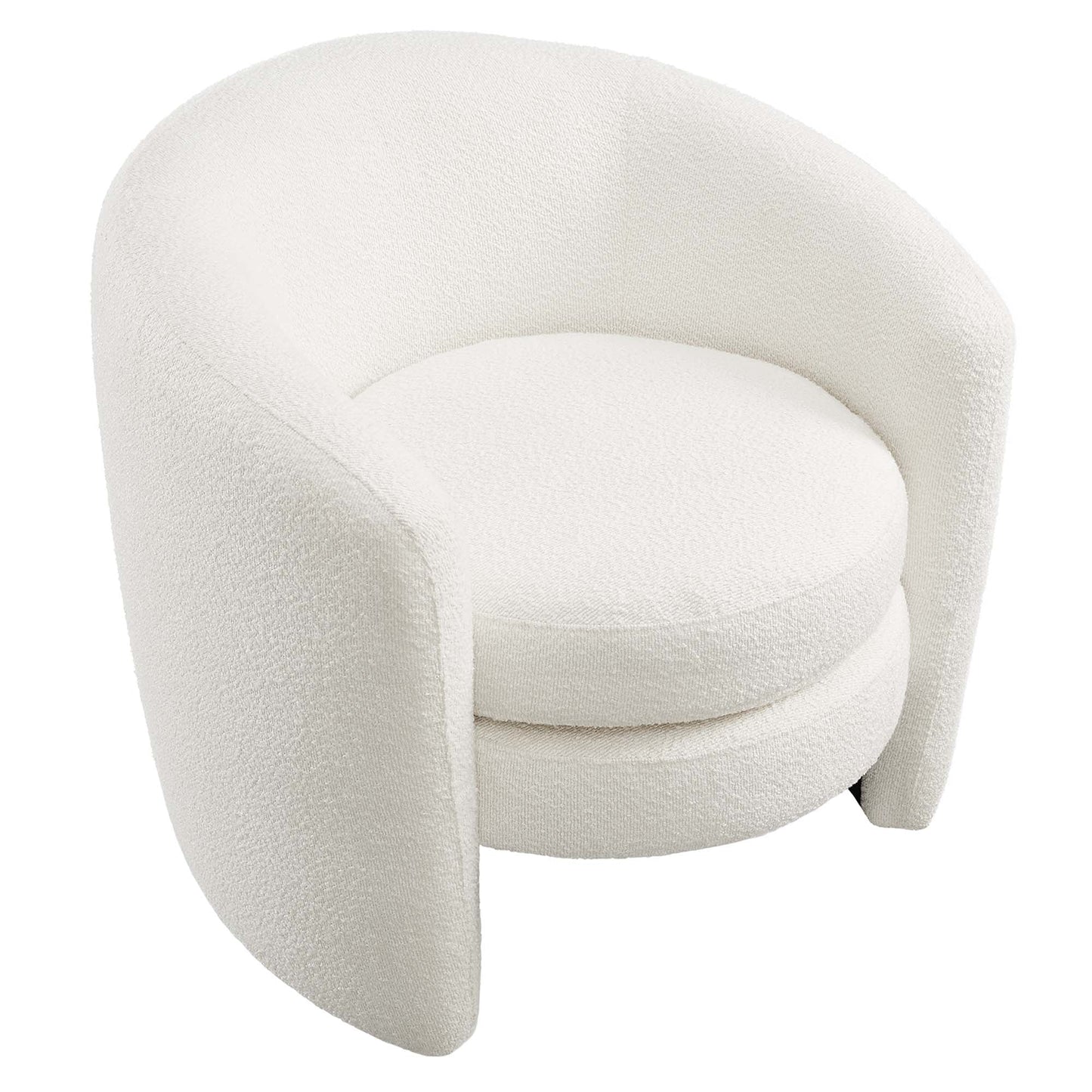 Biserno Boucle Upholstered Accent Chair