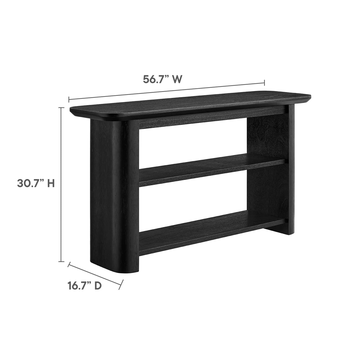 Fontia 57 in. Wood Console Table