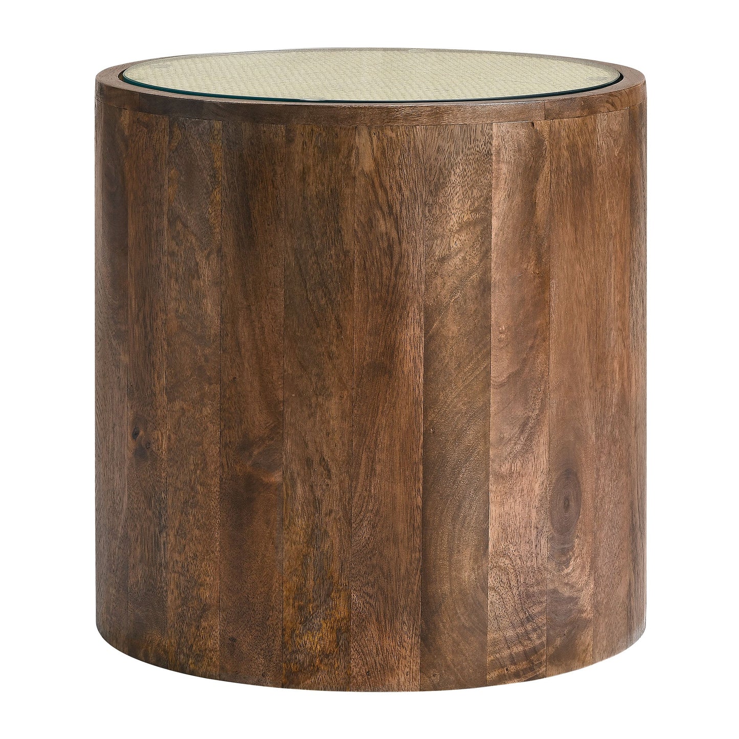 Rotondi 18 in. Round Wood Accent Table