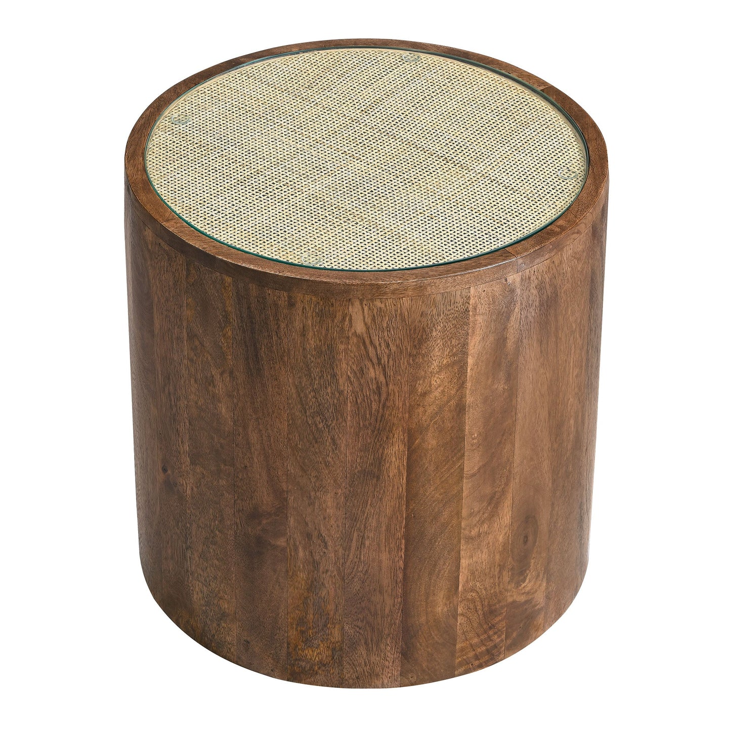 Rotondi 18 in. Round Wood Accent Table