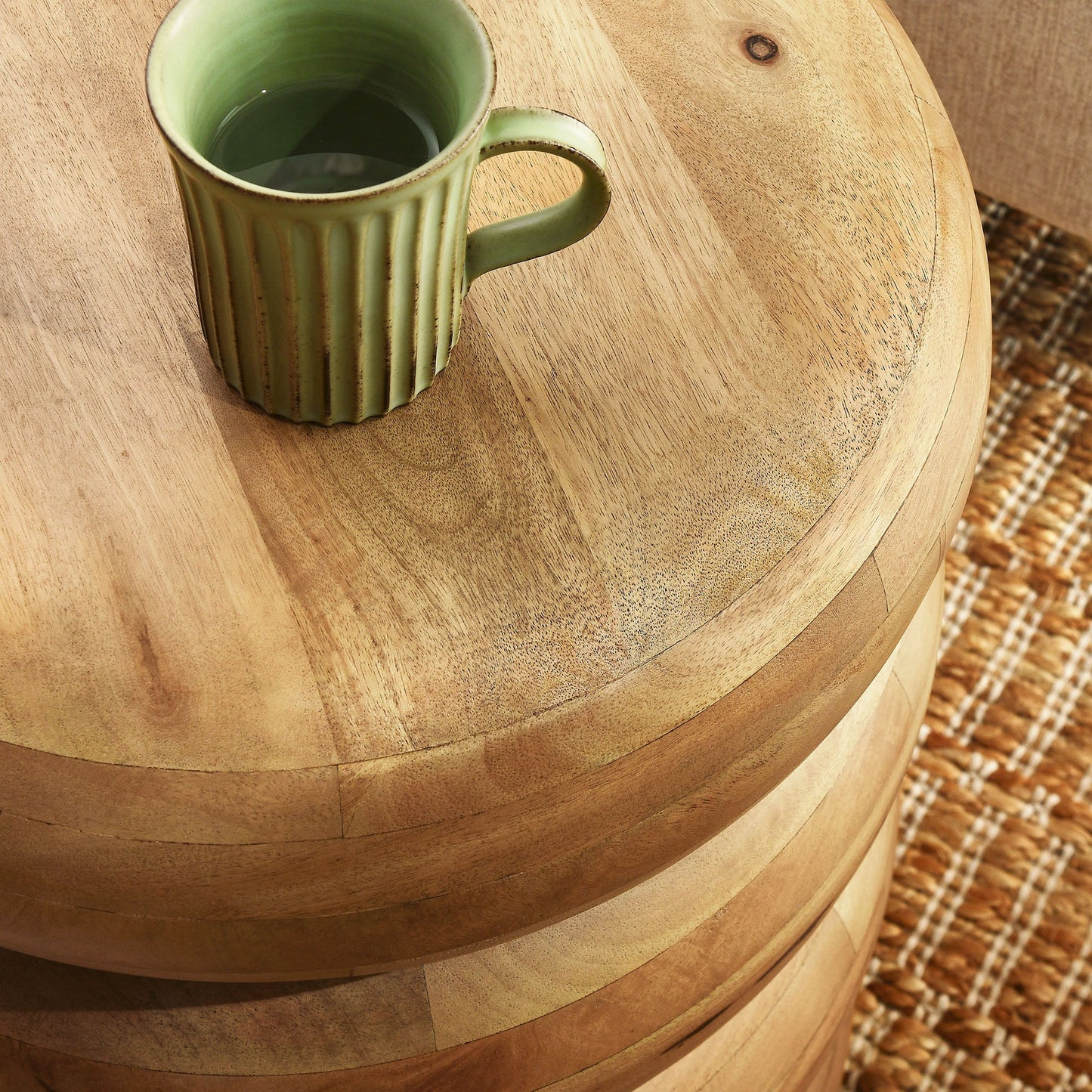 Gasperi 20 in. Mango Wood Accent Table