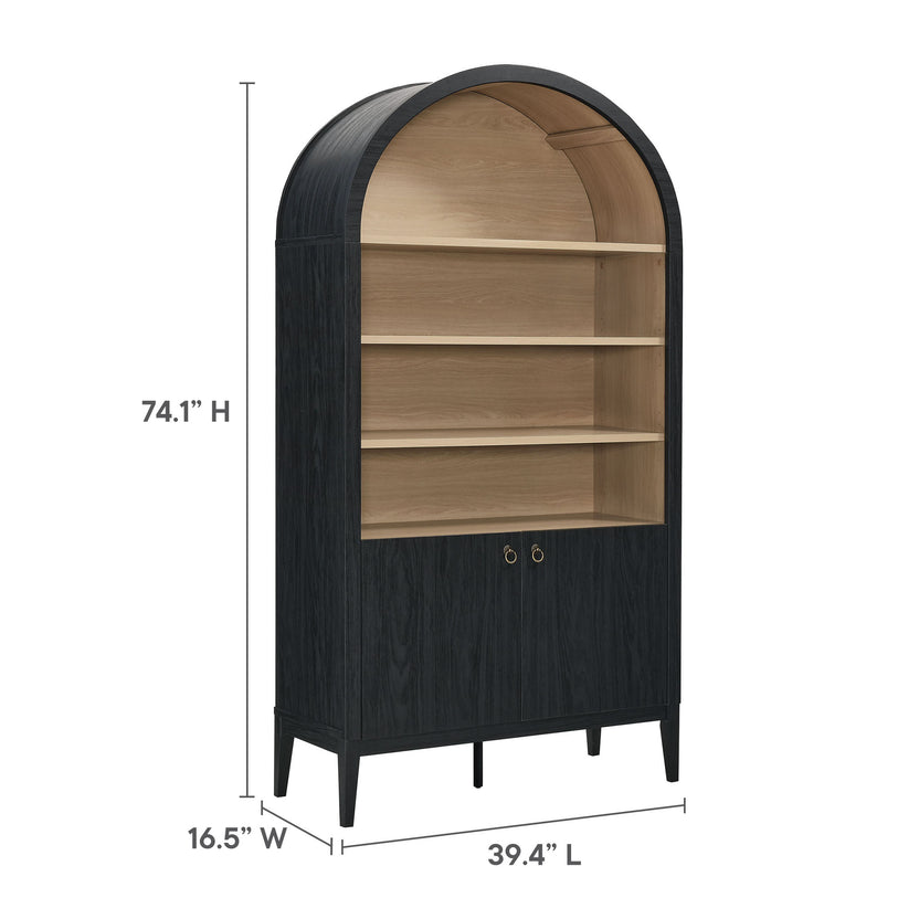 Lancusi 40 in. Arched Display Cabinet