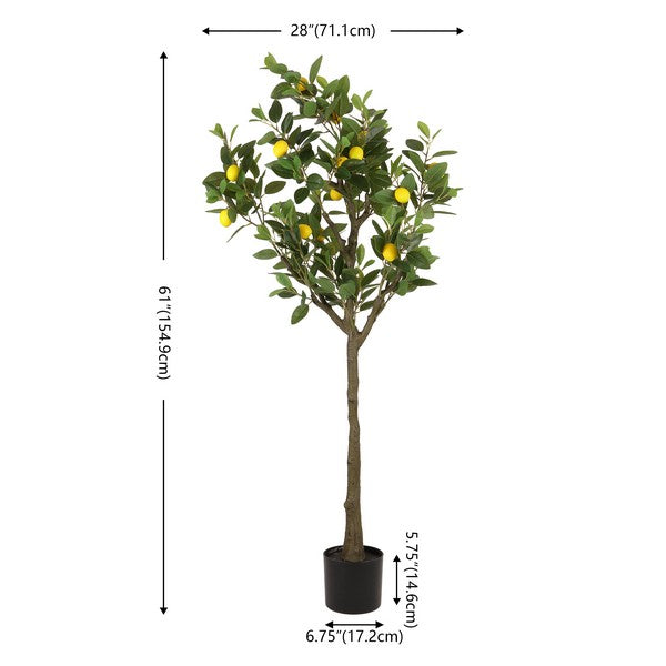 Mora 59 in. Faux Orange Tree