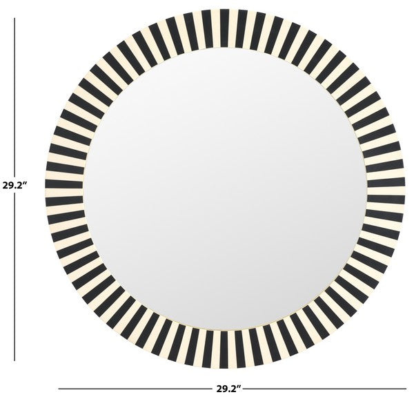 Bellariva 29 in. Resin Frame Mirror