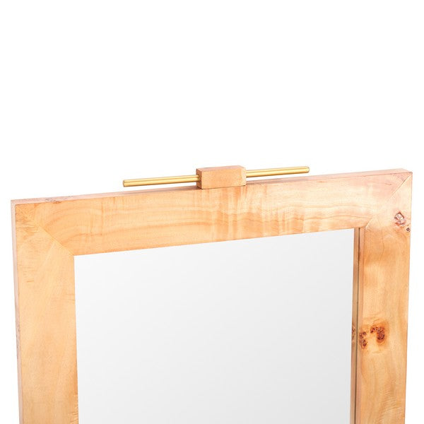 Apuana 36 in. Wood Frame Mirror