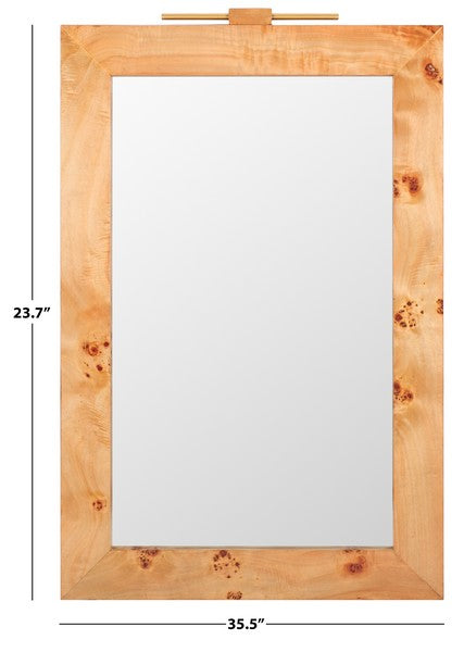 Apuana 36 in. Wood Frame Mirror