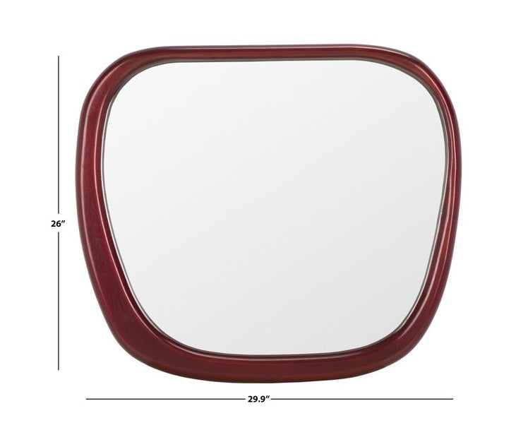 Marsi 30 in. Pine Wood Mirror