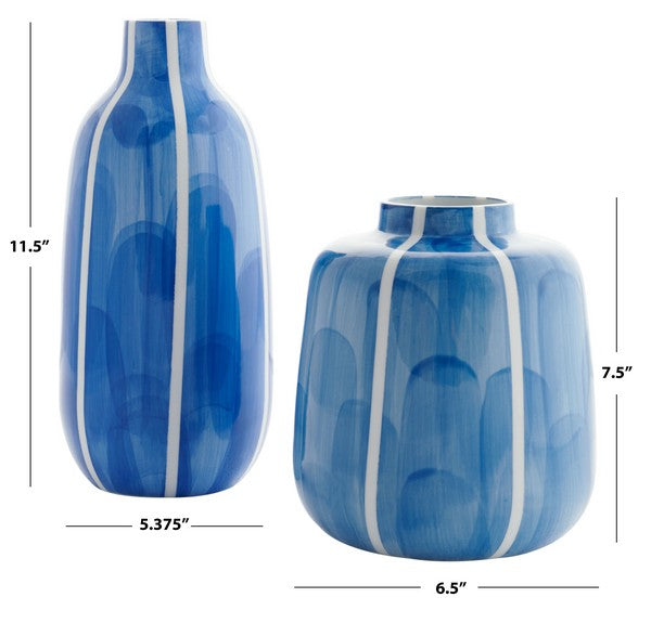 Zucca Ceramic Vase - Set of 2