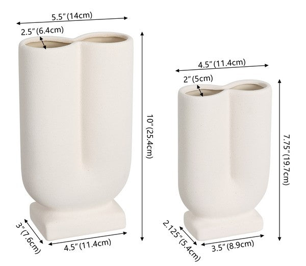 Bricco Ceramic Vase - Set of 2