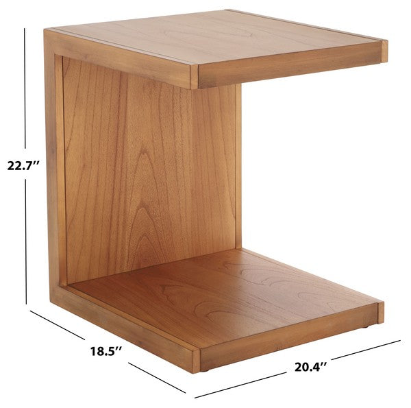 Montalto 23 in. Pine Wood Accent Table