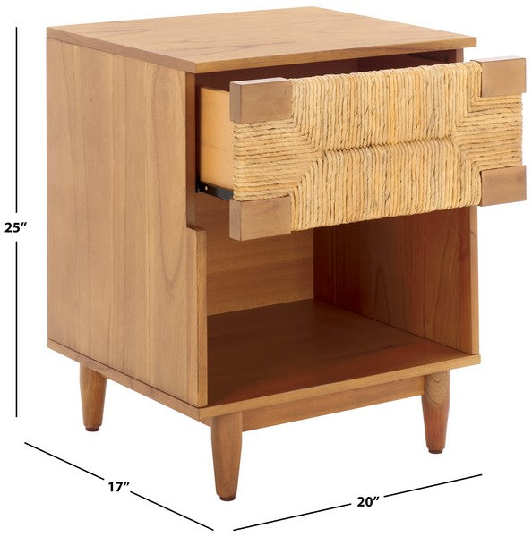Carso 25 in. Banana Stem Nightstand