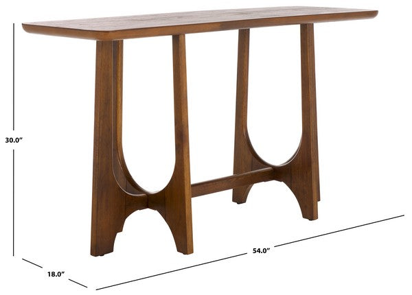 Ruina 54 in. Rubberwood Console Table