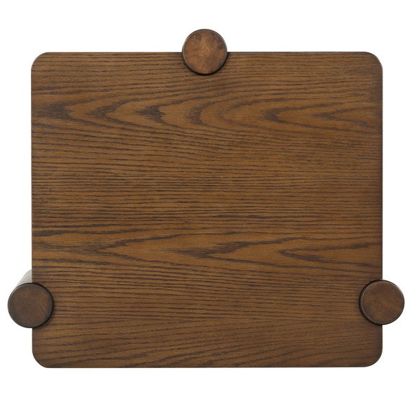 Gragnano 24 in. Wood Accent Tables - Medium Oak