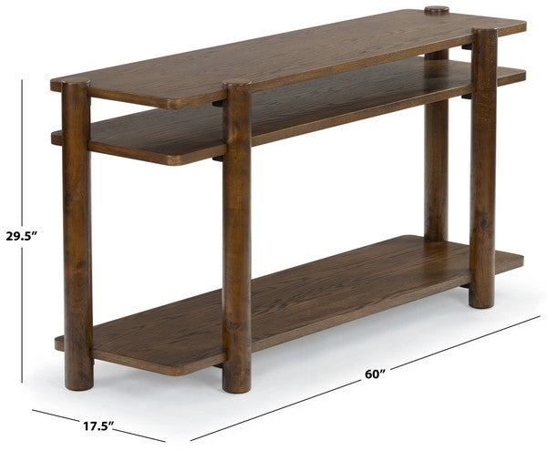 Orsano 60 in. Solid Rubberwood Console Table