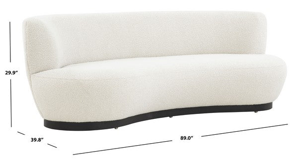 Gallicano 90 in. Boucle Sofa