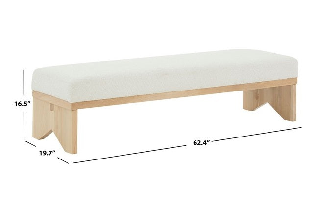 Alaimo Ashwood Leg Bench