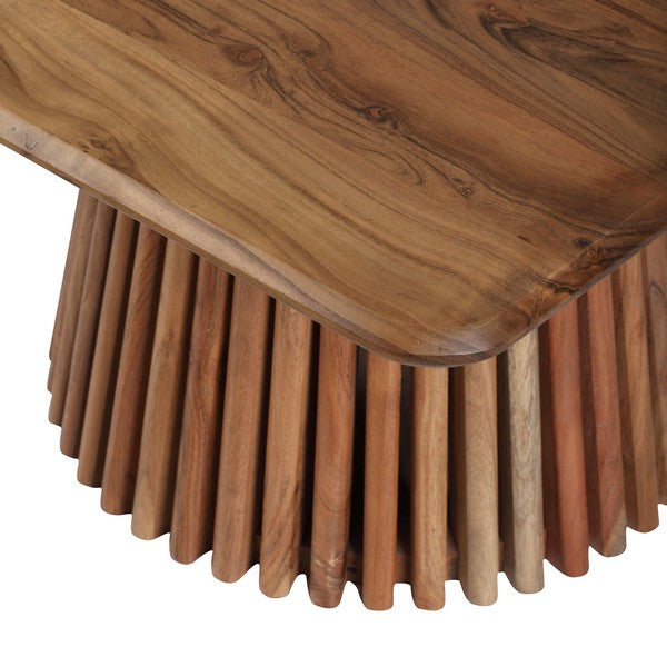 Tasso 51 in. Acacia Wood Coffee Table