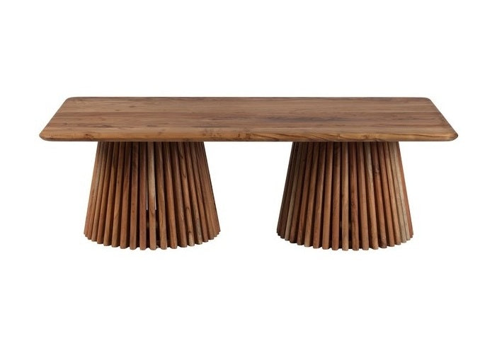 Tasso 51 in. Acacia Wood Coffee Table