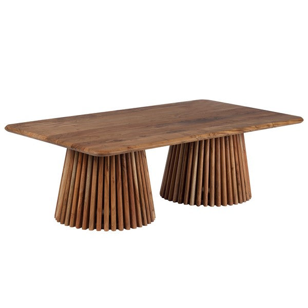 Tasso 51 in. Acacia Wood Coffee Table