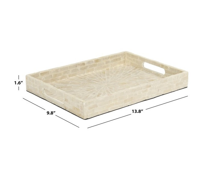 Panza Rectangle Capiz Tray