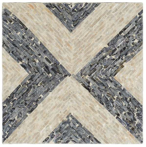 Altivole 19 in. Capiz Shell Accent Table