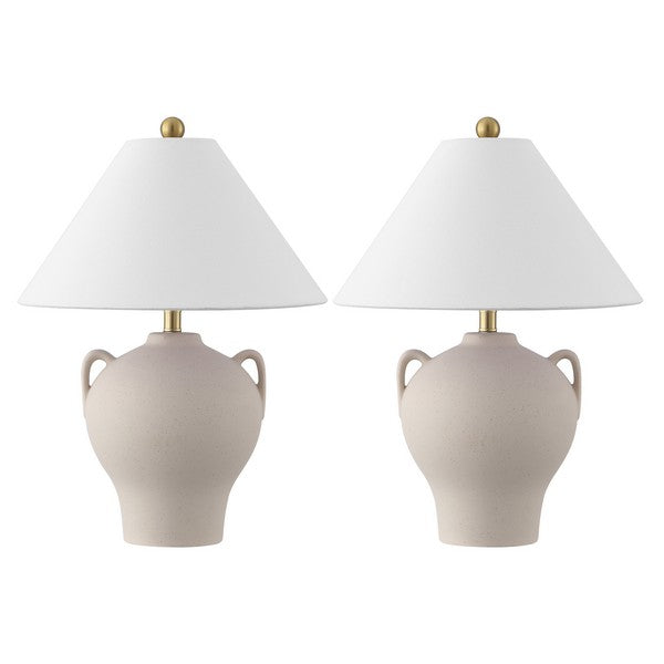 Neoneli 18 in. Ceramic Table Lamp - Set of 2