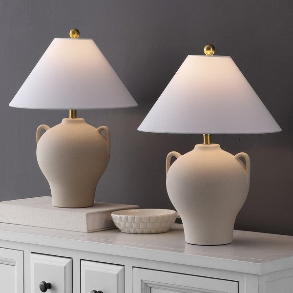 Neoneli 18 in. Ceramic Table Lamp - Set of 2