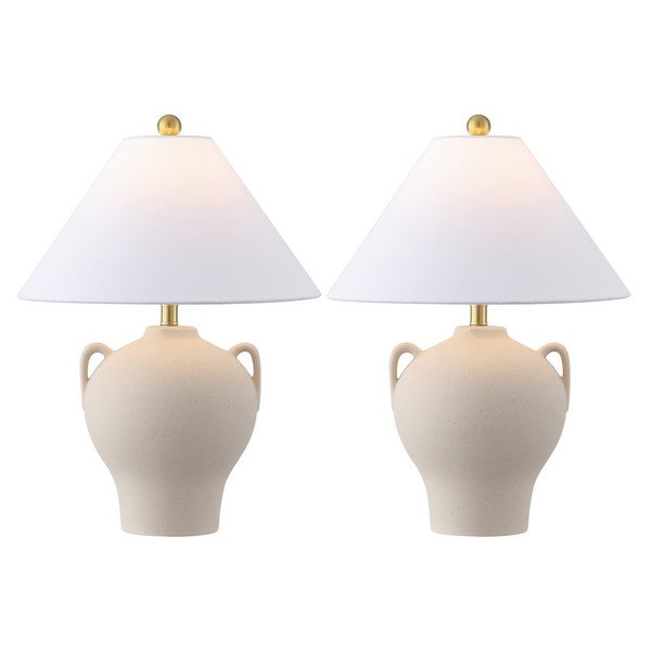 Neoneli 18 in. Ceramic Table Lamp - Set of 2