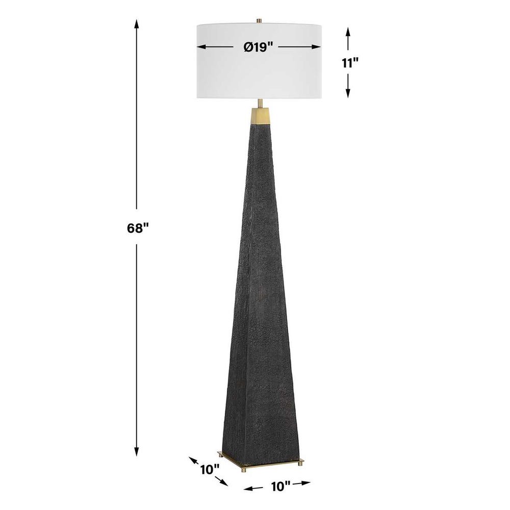 Saliano 68 in. Wood Floor Lamp
