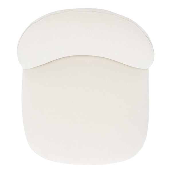 Gandino Velvet Accent Chair - Cream