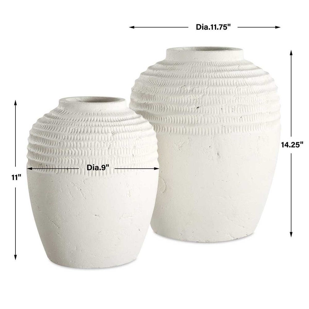 Avelengo Ceramic Vase - Set of 2