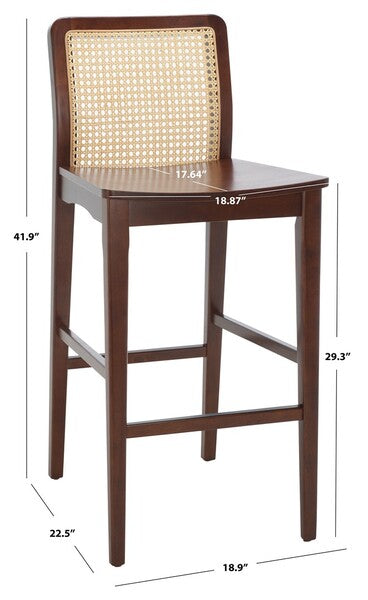 Certaldo Rattan Bar Stool - Set of 2