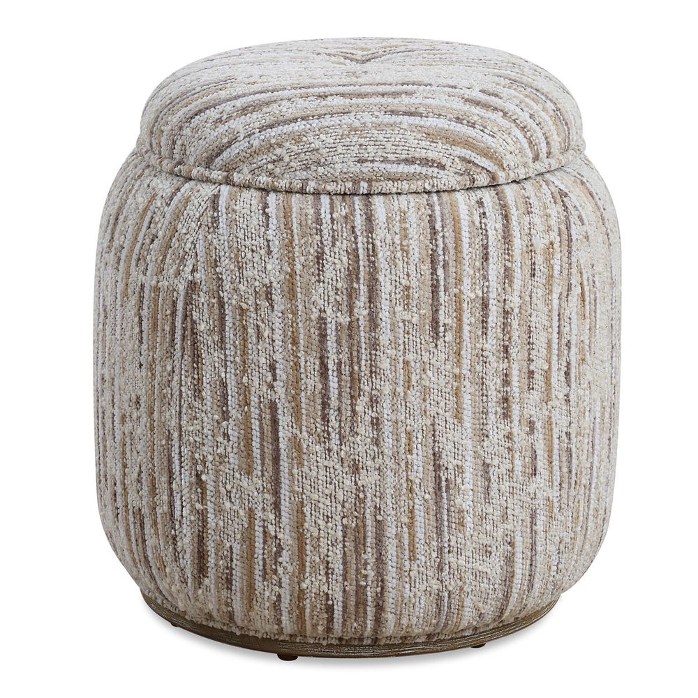 Tunda Boucle Polyester Accent Stool