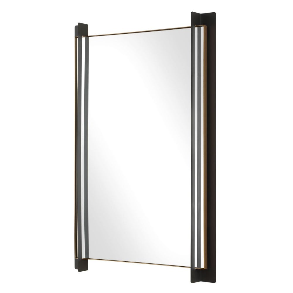 Stradone 39 in. Iron Frame Mirror
