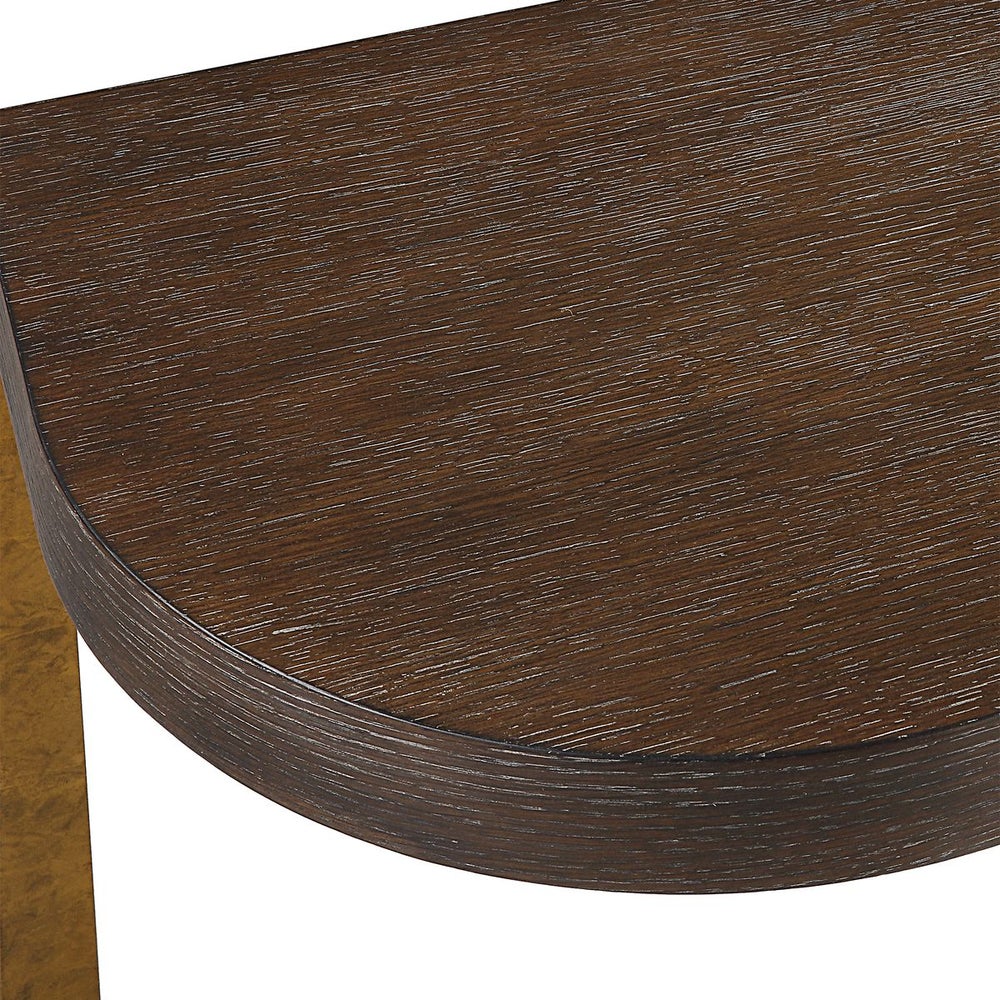 Paliano 54 in. Oak Veneer Console Table