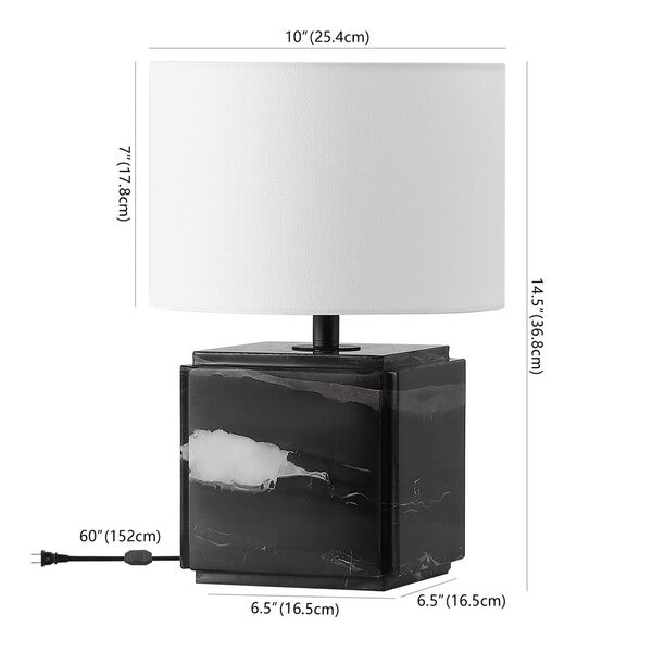 Vertova 15 in. Marble Table Lamp