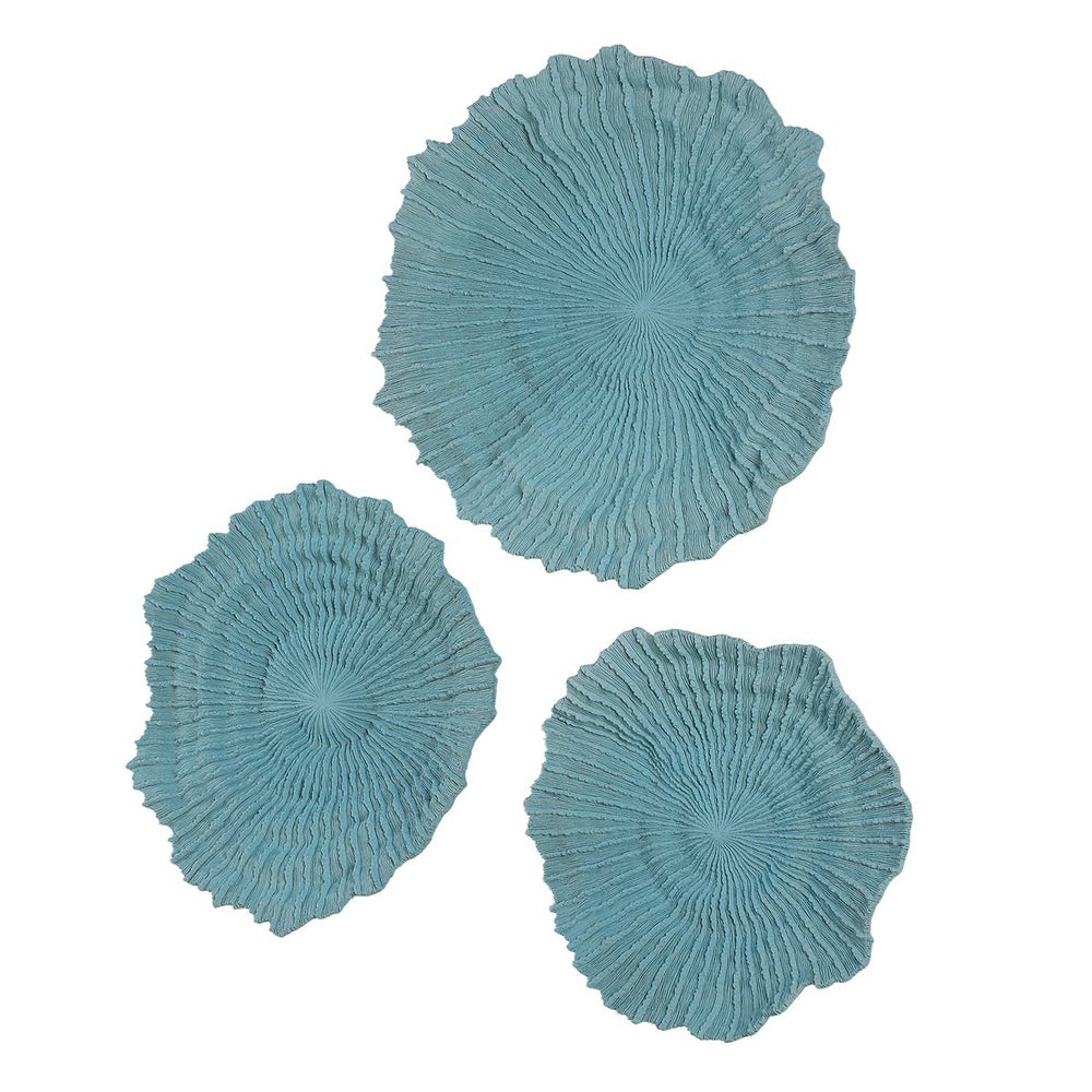 Handcrafted Sea Corals Wall Decor - Set of 3