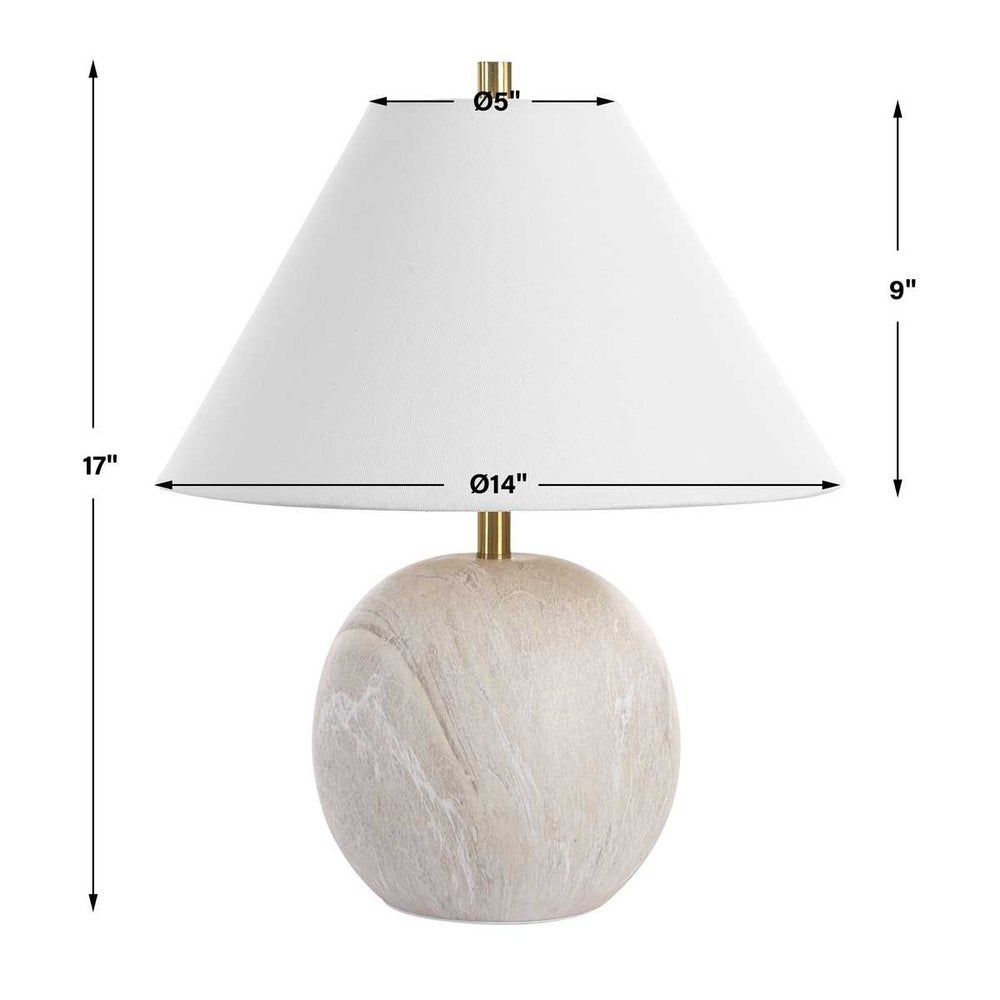 Dello 17 in. Ceramic Table Lamp