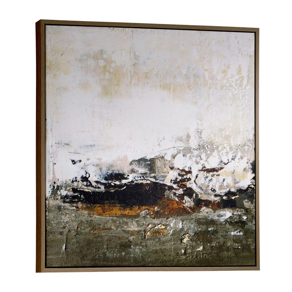 Woodland Ember 38 in. Framed Canvas