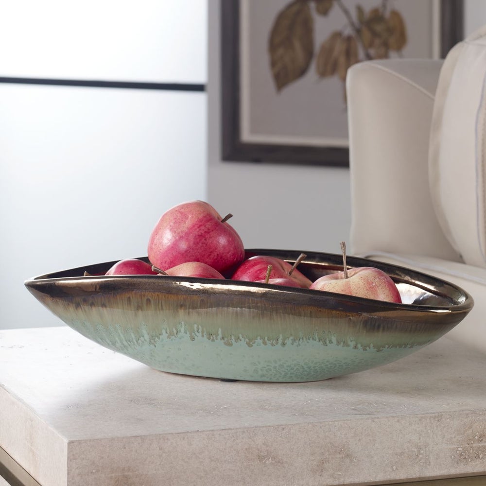 Augusto Earthenware Outdoor Bowl