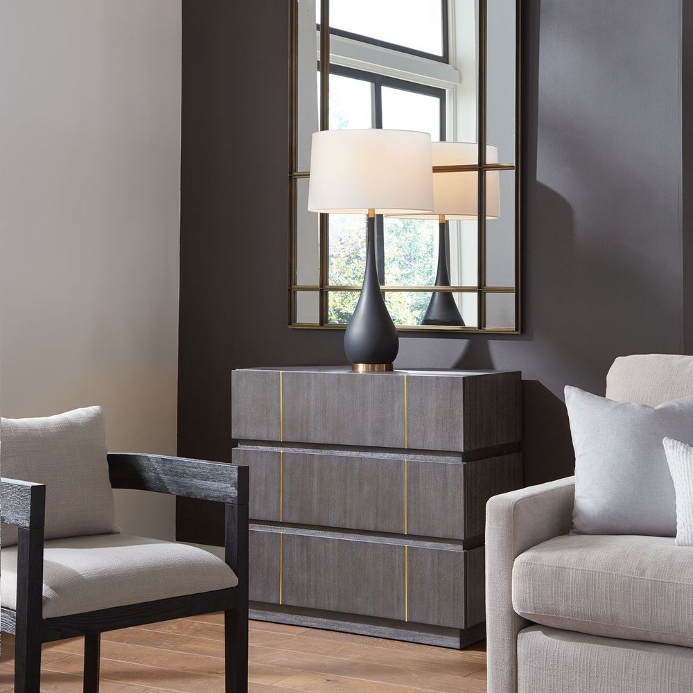 Borsari 37 in. Acacia Veneer Chest