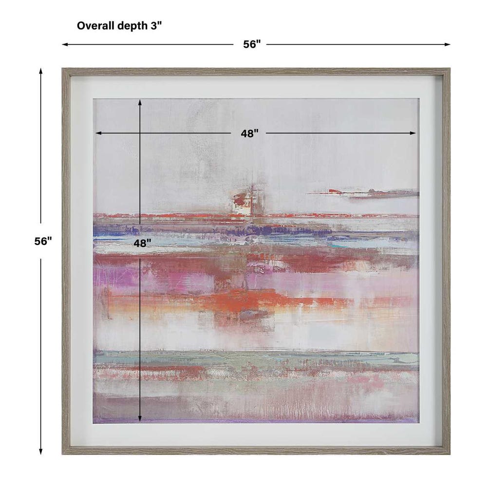 Intersections 56 in. Framed Print
