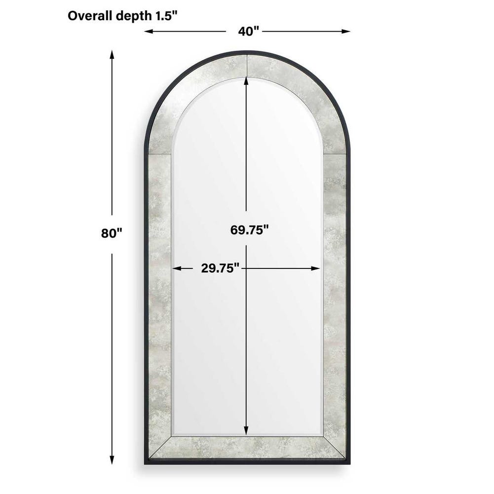 Moricone 80 in. Arch Mirror